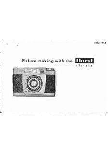 Durst 66 manual. Camera Instructions.